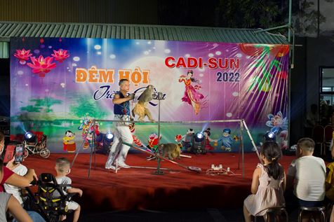 Xiếc khỉ trong Đêm hội trăng rằm CADI-SUN 2022