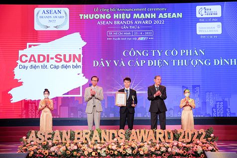 CADI-SUN tự hào khẳng định Thương hiệu mạnh ASEAN 2022