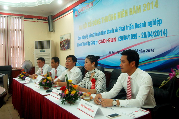 CADI-SUN tổ chức Đại hội Cổ đông thường niên 2014 