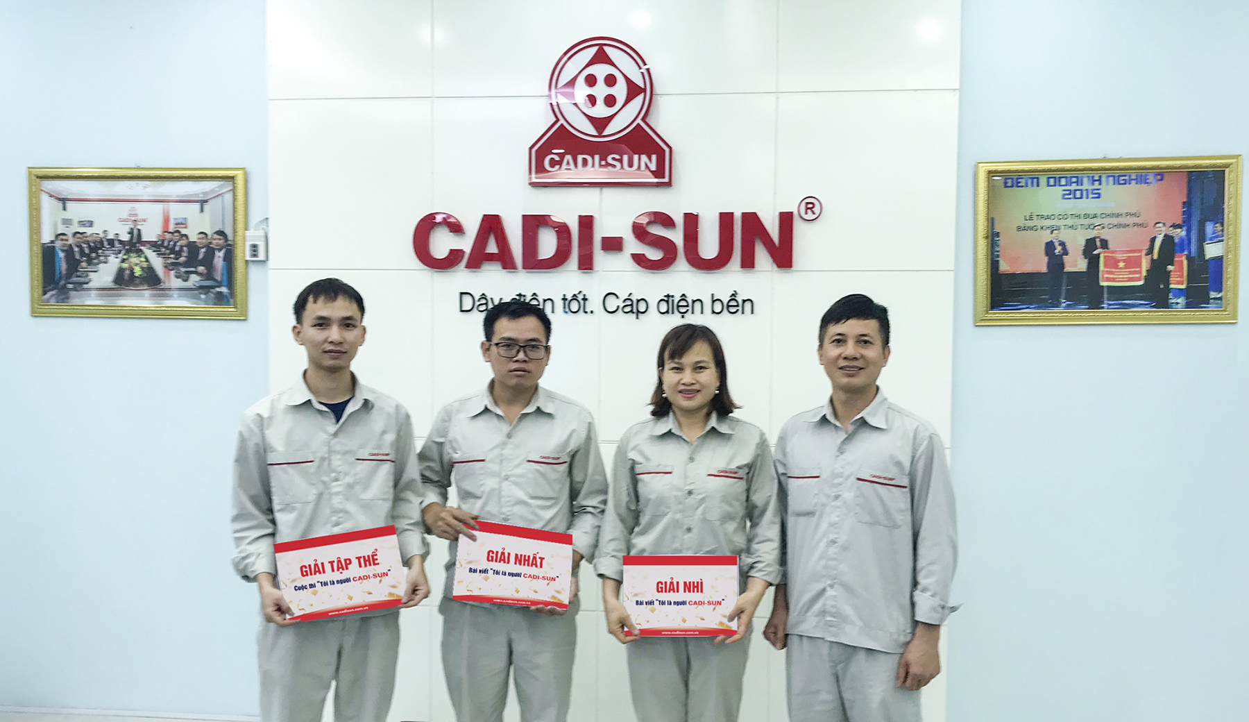 Người CADI-SUN nhận thưởng "Tôi là người CADI-SUN"