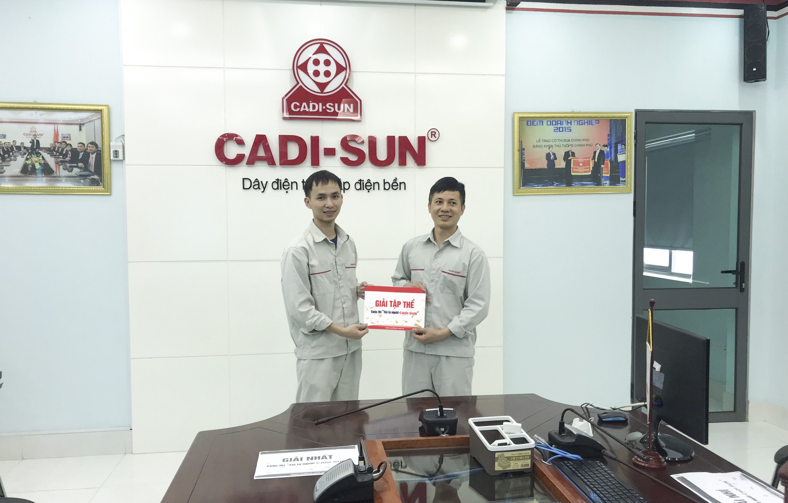 Người CADI-SUN nhận thưởng "Tôi là người CADI-SUN"