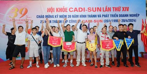 Tưng bừng ngày hội thể thao CADI-SUN