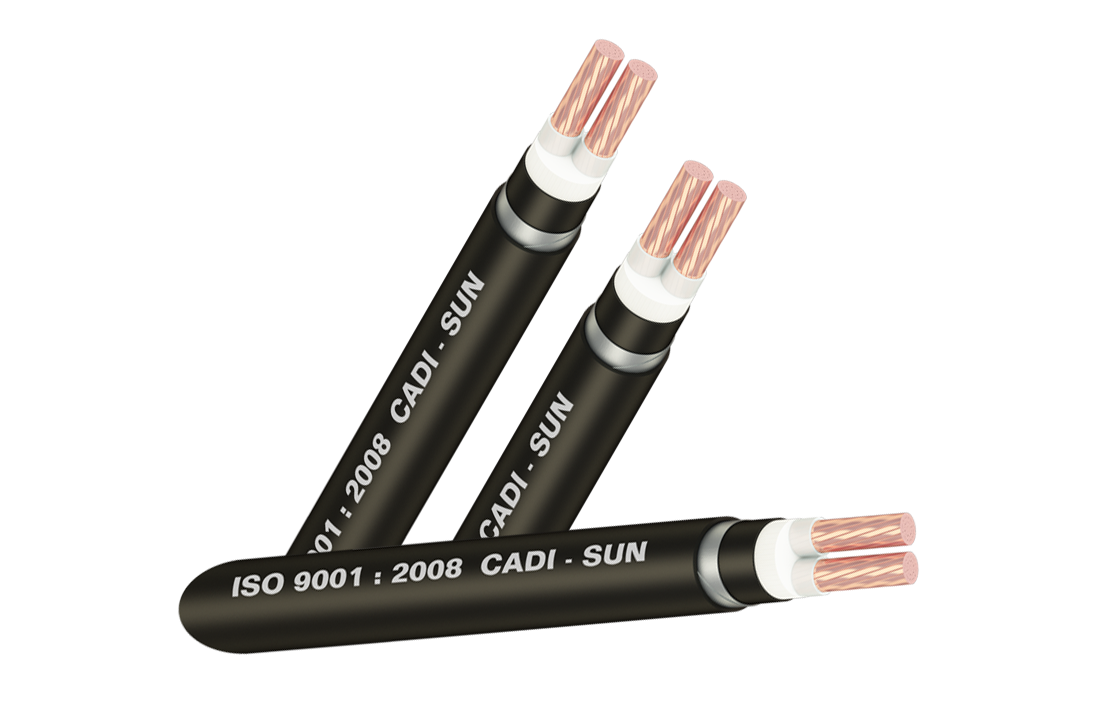 Underground 2cores copper cable DSTA 2x