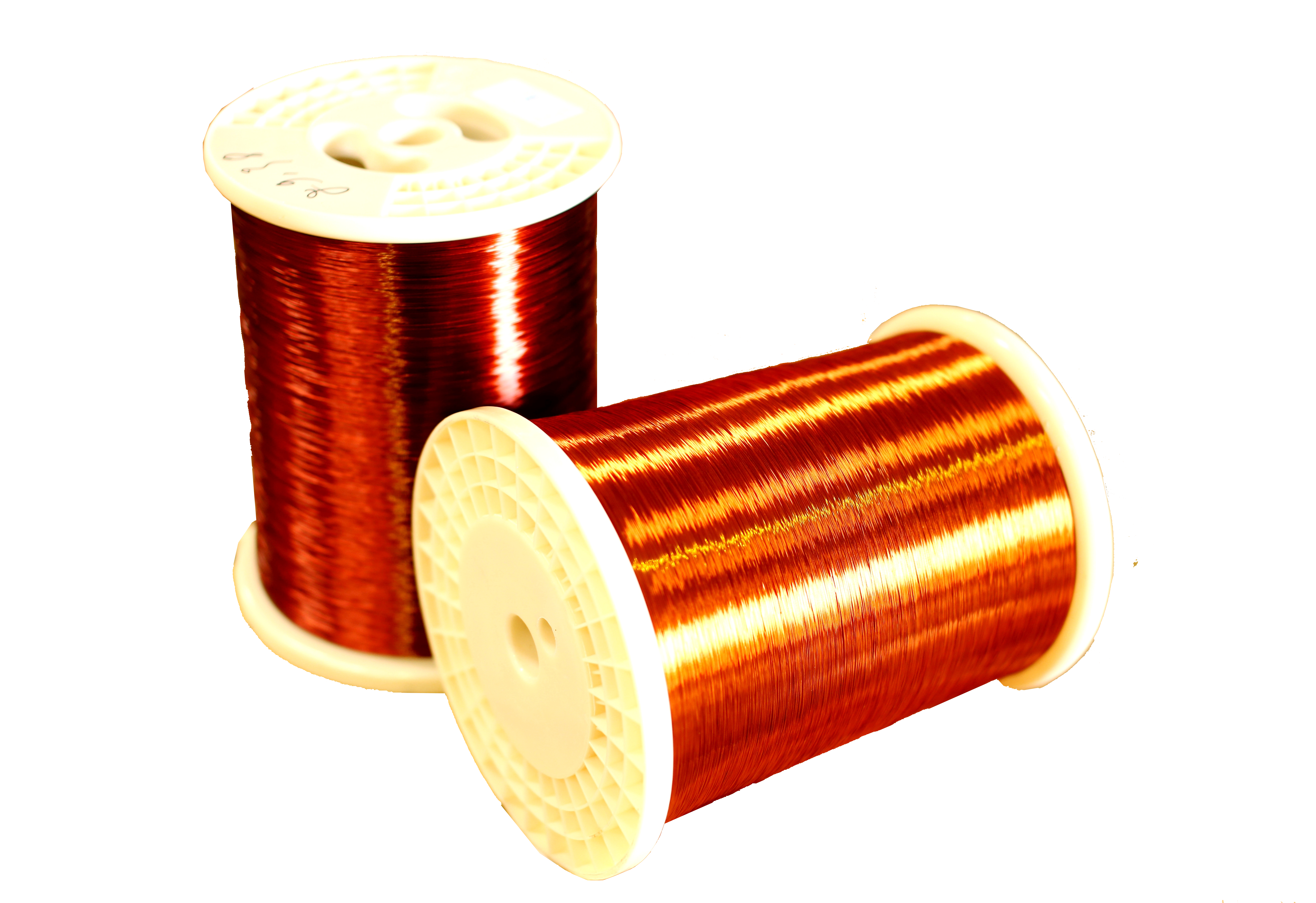 Polyestermide and polyestermide/ polyamide-imide enameled magnet wire (EIW and EI/AIW)